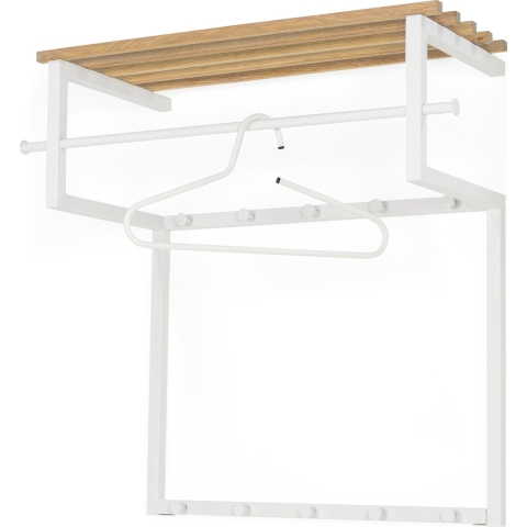 Spinder Design Rizzoli Wandkapstok - Wit