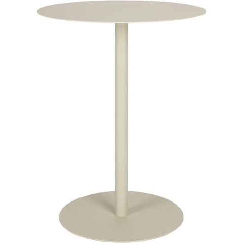 Zuiver Snow Bistrotafel Rond 57 cm Metaal Beige