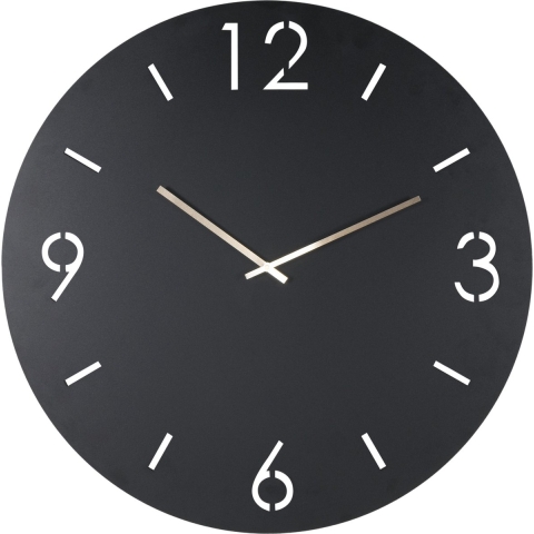 Spinder Design Time Klok - Zwart