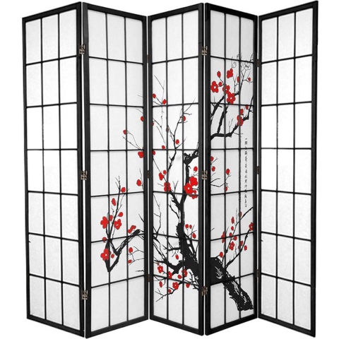 Fine Asianliving Japanse Kamerscherm B225xH180cm 5