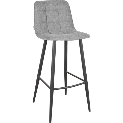 LABEL51 Barkruk Jelt - Zinc - Weave - Zithoogte 78 | 2.00 stuks