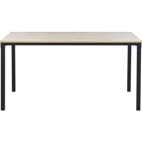 Beliani-HOCKLEY-Eettafel-Lichte houtkleur-90 x 150 cm-Vezelplaat