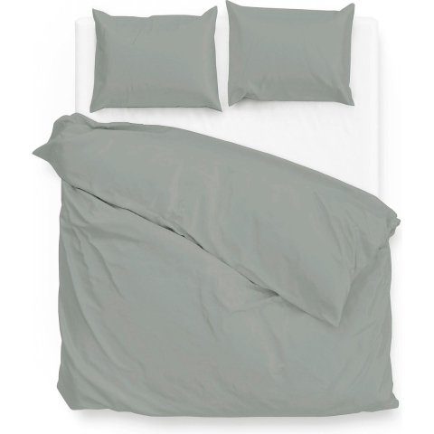 Zo Home Satinado Dekbedovertrekset Uni Katoen Satijn - iron grey