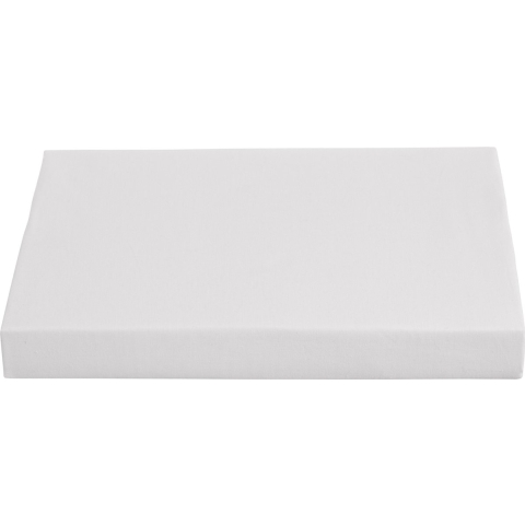 Ambiante Cotton Uni Hoeslaken 180 x 210/220 cm - Wit