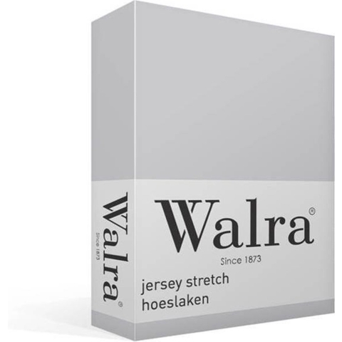 Walra - Hoeslaken Jersey Stretch - 180x220 - Grijs