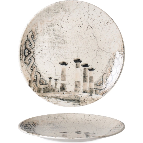 Rinart Gebaksbord - Remnant - Porselein - 21 cm - set van 6