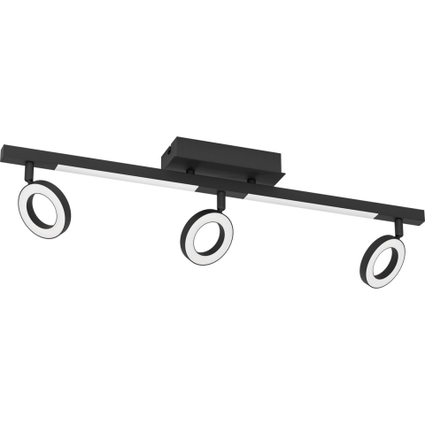 EGLO Cardillio 2 Spot - LED - 38,5 cm - Zwart