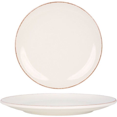 Bonna Gebaksbord - Retro - Porselein - 19 cm - set van 6
