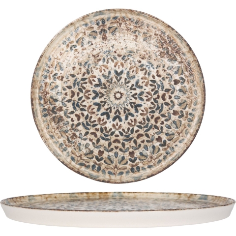 Rinart Dinerbord - Aztec - Porselein - 28 cm - set van 6