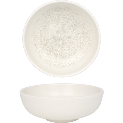 Bonna Kommetje - Lunar White - Porselein - 14 cm (400cc) - set van 6