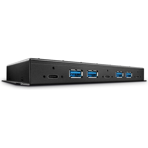 LINDY 43275 USB 3.2 Gen 2-hub 7 poorten Zwart