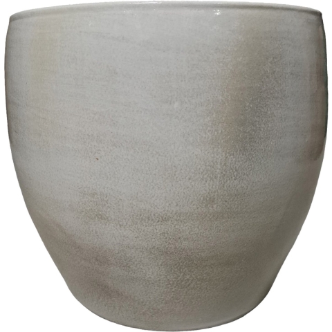 Mica Decorations Lester Bloempot - H26 x Ø 28 cm - Lichtgrijs