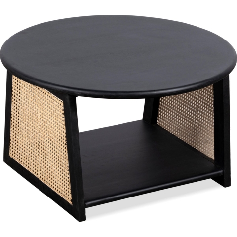 Lewis & Loft Salontafel Lene - Rotan - FSC® mangohout - Zwart