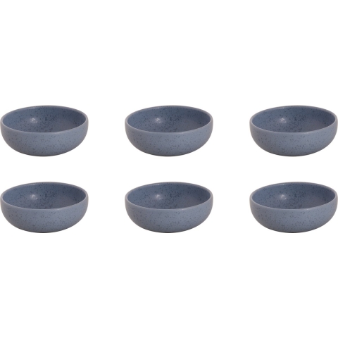 Palmer Schaal Sandy Loam 12 cm Blauw Stoneware 6 stuks