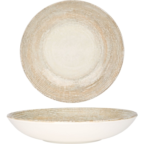 Bonna Diep bord - Patera - Porselein - 25 cm (1300cc) - set van 6