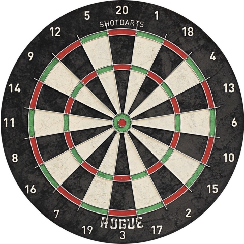 Dartbord - Rogue Bristle - D45 cm - aluminium ophangsysteem -
