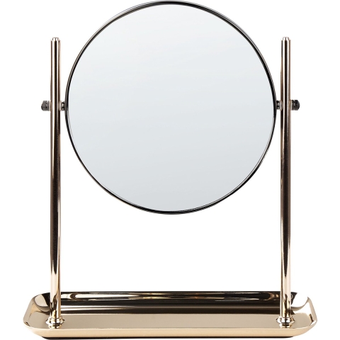 Beliani - FINISTERE - Make-up spiegel - Goud - IJzer