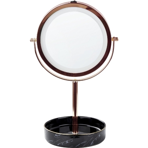 Beliani - SAVOIE - Make-up spiegel - Roségoud - IJzer