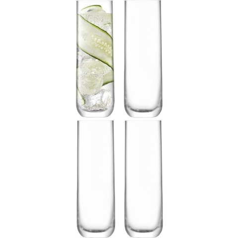 L.S.A. Borough Longdrinkglas 420 ml Set van 4 Stuks