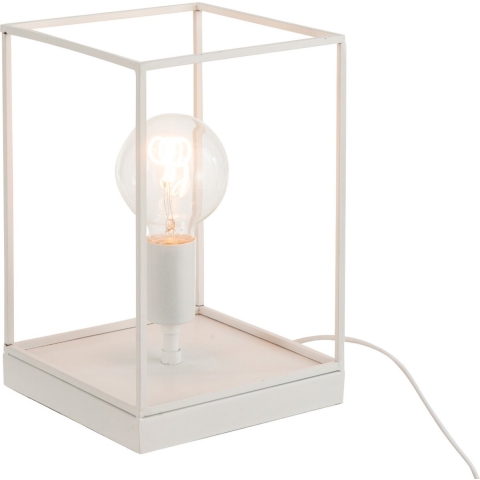 Lamp | Metaal | Wit | 20.5x20.5x (h)30 Cm