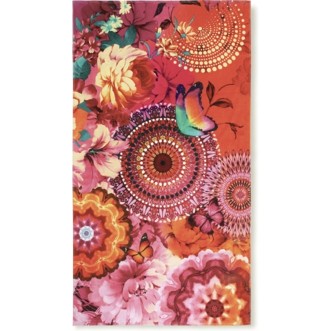 HIP Strandlaken Velours Katoen Ziva 100x180cm - multi