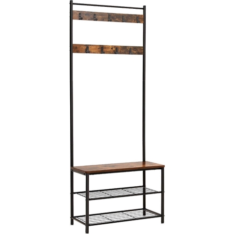 ACAZA Garderoberek Vintage bruin