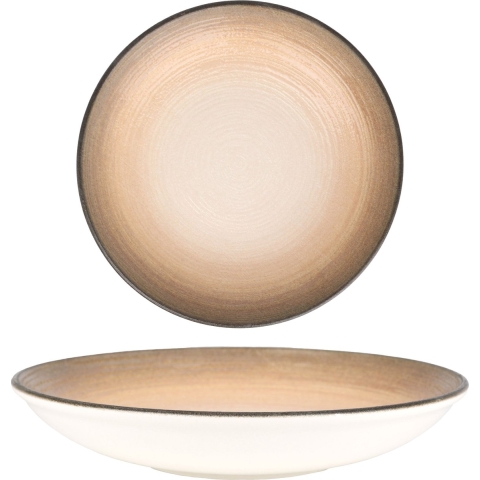 ID Fine Diep bord - Canyon - Porselein - 22 cm (770cc) - set van 6