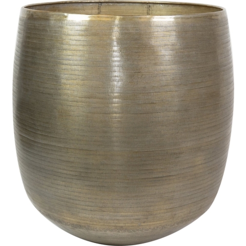 Ter Steege Bloempot Aluminium Goud D 60 cm H 62 cm