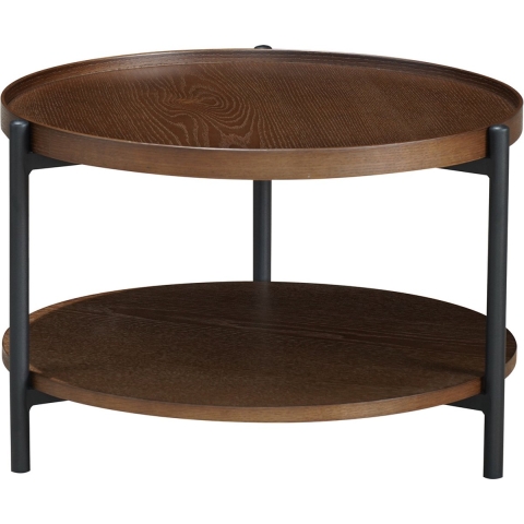 Bronx71 Salontafel Rio Ø58 cm rustiek eiken