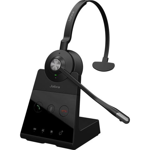 Jabra Engage 65 SE Mono On Ear headset DECT, Kabel Mono Zwart Noise Cancelling Microfoon uitschakelbaar (mute), NFC