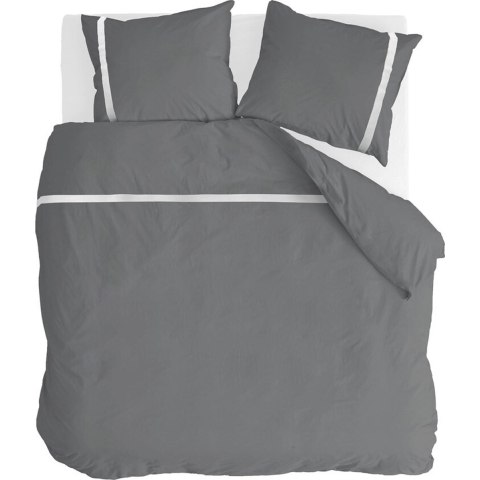 Walra - Dekbedovertrek Timeless Chic - 240x220 - Antraciet