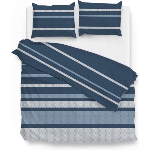 Zo Home Dekbedovertrek Katoen Paxton - blauw