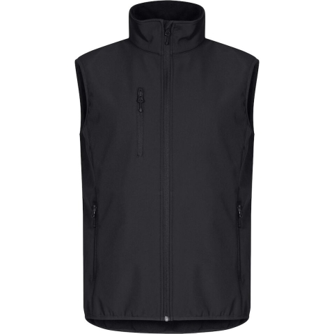 Clique 0200911 Classic Softshell Vest - Zwart - M