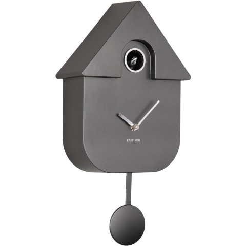 Karlsson - Wall Clock Modern Cuckoo Metallic