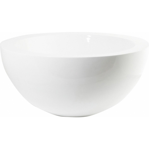Pottery Pots Bloembak-Plantenschaal mat Wit D 38.5 cm H 18 cm