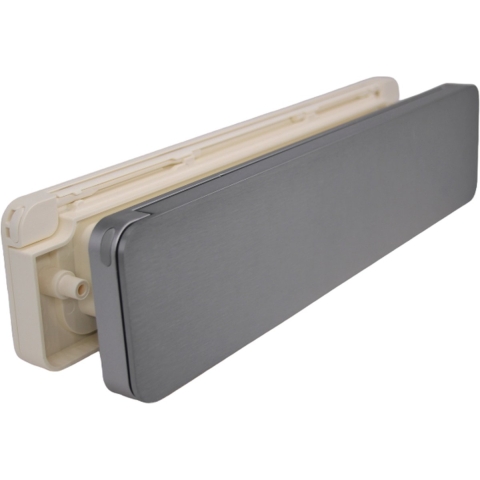 Homebox brievenbus - buitenklep ALUINOX binnenklep RAL9001