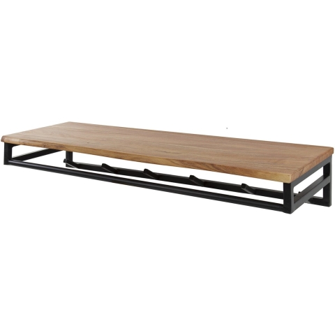 LT-Luce Kapstok Custom 6 Haken Boomstam Hoedenplank 100cm
