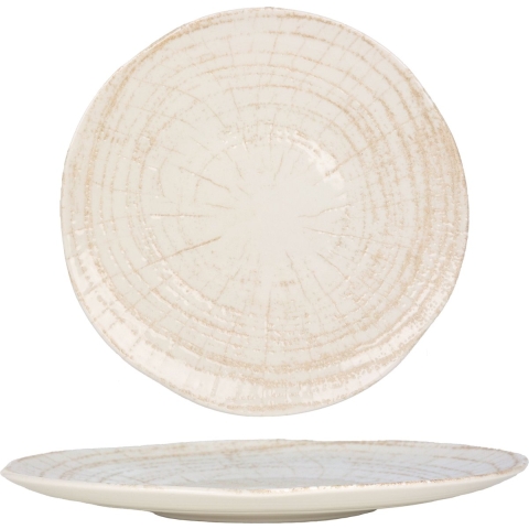 Rinart Gebaksbord - Paradiso - Porselein - 23 cm - set van 6