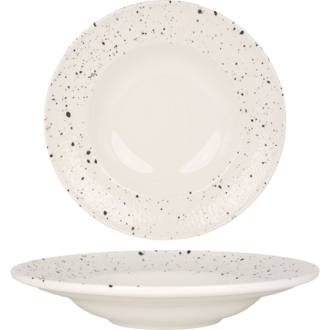 Rinart Pastabord - Splash - Porselein - 27 cm (400cc) - set van 2