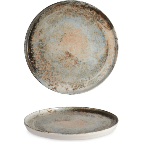 Rinart Gebaksbord - Obvara - Porselein - 24 cm - set van 6