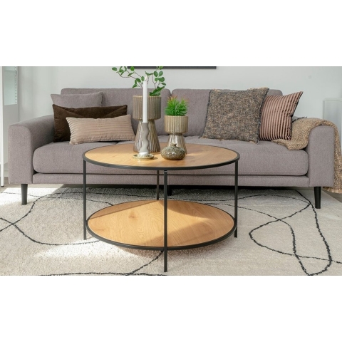 House Nordic Vita Eiken Salontafel Rond Ø80 cm