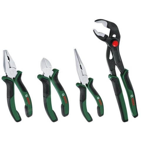 Bosch Groen Tangenset 4-stuks - 1600A02W7K