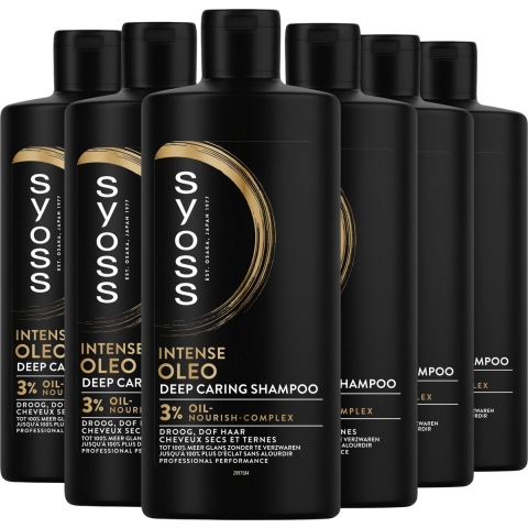 6x Syoss Oleo Shampoo 440 ml