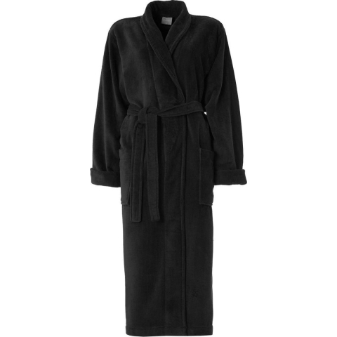 Seahorse badjas Pure - Zwart - XL