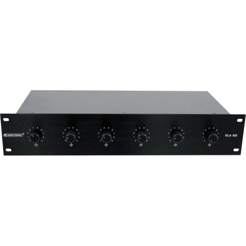 Omnitronic ELA 6S PA-volumeregelaar Zwart
