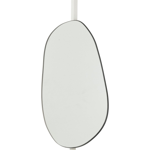 J-Line Wandspiegel Extrema Ijzer|Spiegel Zwart Large