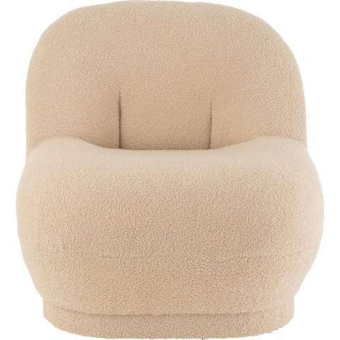 J-Line Zetel Teddy Bouclé Warm Beige