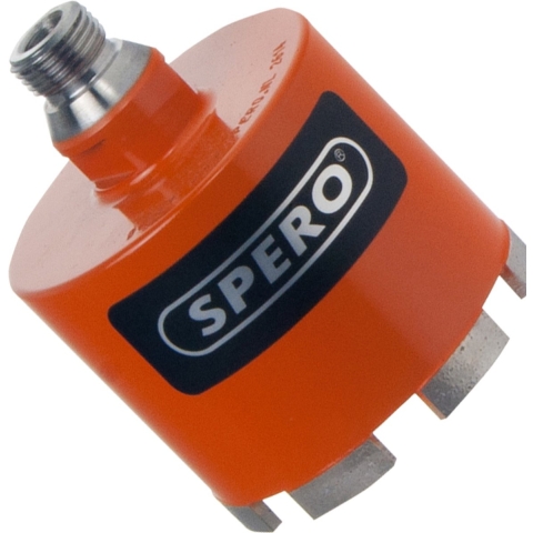 Spero 82mm diamant dozenboor 7 segmenten nat - S292082