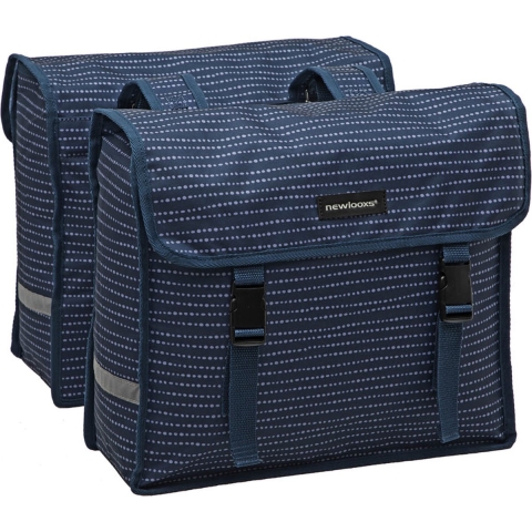 Dubbele fietstas Fiori Double Nomi Blue 30L