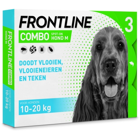 Frontline Combo hond M (10-20 kg) 3 pipetten